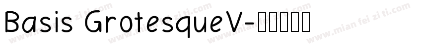 Basis GrotesqueV字体转换